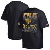 Men's Champion Black Pittsburgh Pirates Traditions Two Locations T-Shirt