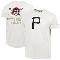 Men's Champion  White Pittsburgh Pirates Tri-Blend T-Shirt