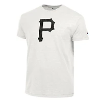 Men's Champion  White Pittsburgh Pirates Tri-Blend T-Shirt