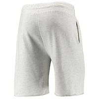 Men's Concepts Sport Oatmeal Pittsburgh Pirates Mainstream Logo Terry Tri-Blend Shorts
