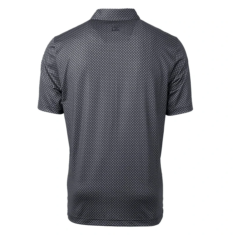 Polo noir à imprimé bannière Pike des Pirates de Pittsburgh pour homme Cutter & Buck