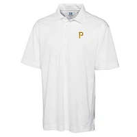 Polo DryTec Genre blanc pour homme Cutter & Buck des Pirates de Pittsburgh, grandes tailles