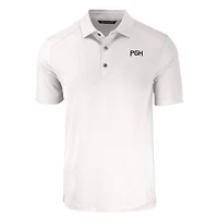 Polo recyclé extensible écologique Forge pour homme Cutter & Buck, blanc, City Connect, des Pirates de Pittsburgh, grandes tailles