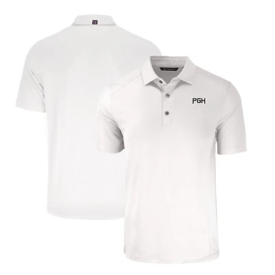 Polo recyclé extensible écologique Forge pour homme Cutter & Buck, blanc, City Connect, des Pirates de Pittsburgh, grandes tailles
