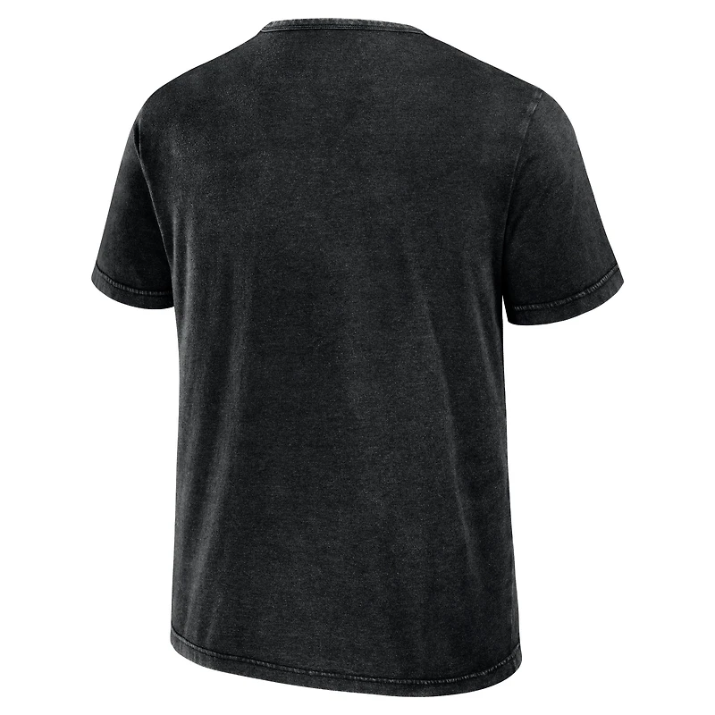 T-shirt délavé pour homme de la collection Darius Rucker Fanatics, noir, Cooperstown des Pirates Pittsburgh