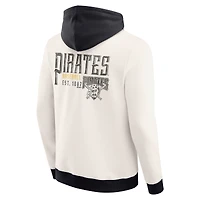 Sweat à capuche zippé en polaire crème des Pirates de Pittsburgh pour homme la collection Darius Rucker par Fanatics