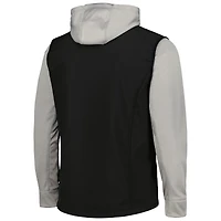 Veste zippée intégrale Dunbrooke noire/gris chiné Pittsburgh Pirates Alpha pour homme