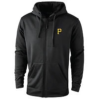Men's Dunbrooke Black Pittsburgh Pirates Trophy Full-Zip Hoodie