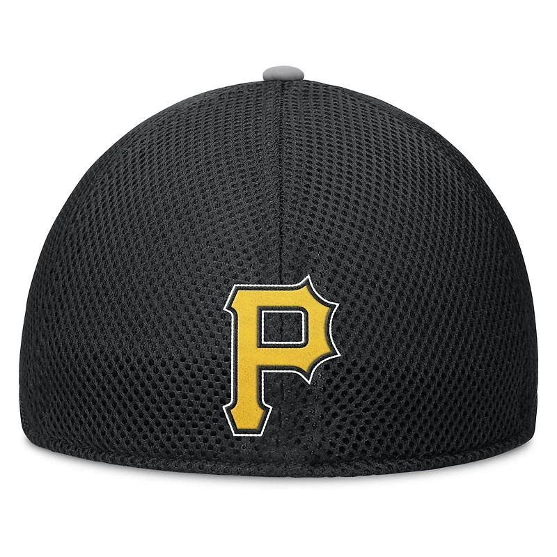 Men's Fanatics Black/Gray Pittsburgh Pirates Pennant Flex Hat