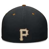 Casquette ajustée Splinter des Pirates de Pittsburgh pour homme, noire et beige
