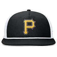 Men's Fanatics Black/White Pittsburgh Pirates Clubhouse Change Up Snapback Hat