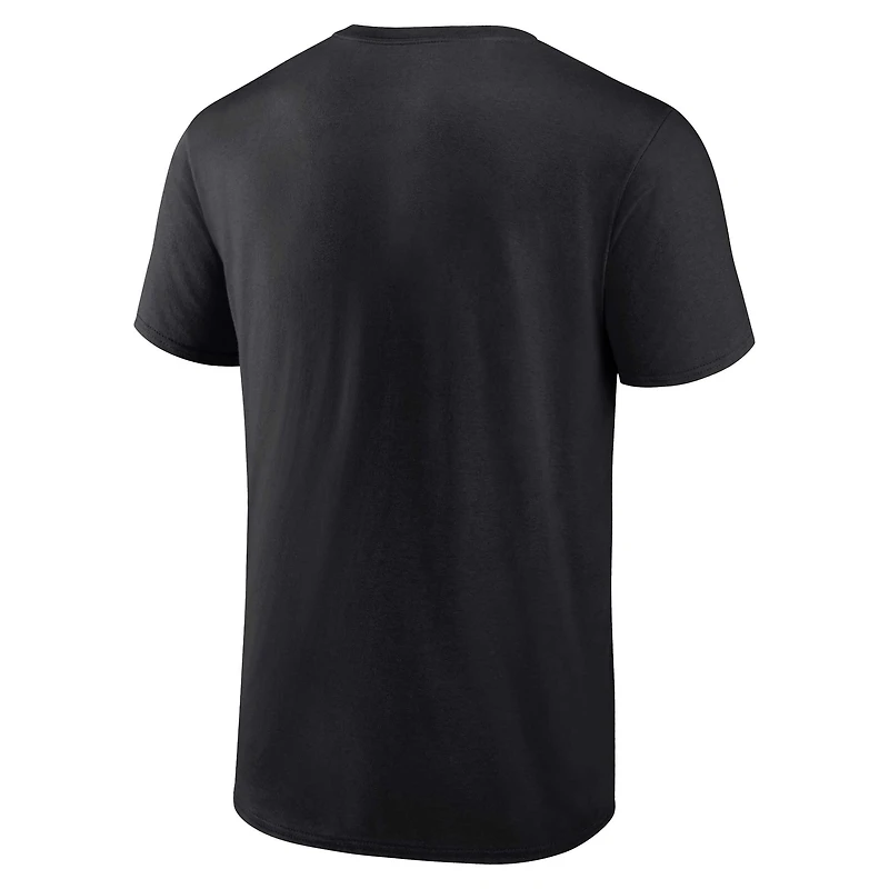 Ensemble de deux t-shirts combo fanatiques pour hommes, noir/blanc