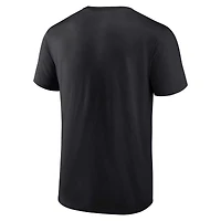 Ensemble de deux t-shirts combo fanatiques pour hommes, noir/blanc