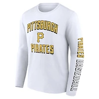 Men's Fanatics Black/White Pittsburgh Pirates Two-Pack Combo T-Shirt Set