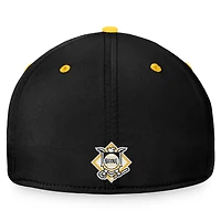 Casquette flexible avec logo empilé des Pirates de Pittsburgh Fanatics pour hommes, noir/jaune