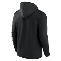 Sweat à capuche entièrement zippé Fanatics Black Pittsburgh Pirates Ace pour hommes