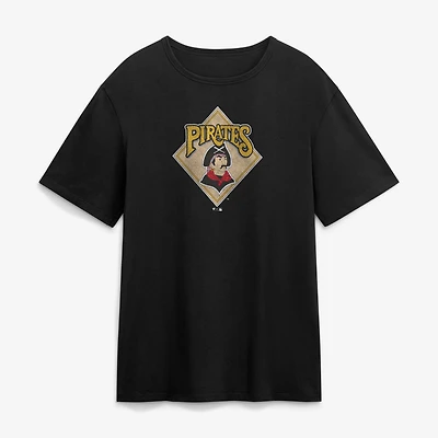 Men's Fanatics Black Pittsburgh Pirates Alternate Logo Legacy T-Shirt