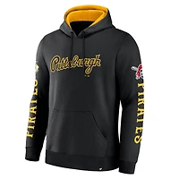 Sweat à capuche en polaire Big City Legacy des Pirates de Pittsburgh pour homme, noir, Fanatics