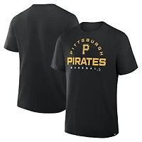 Men's Fanatics Black Pittsburgh Pirates Clubhouse Legacy Primary Play T-Shirt