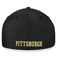 Casquette Fanatics noire Pittsburgh Pirates Core Flex pour hommes
