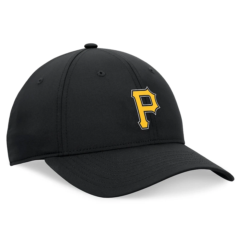 Casquette réglable non structurée Ripstop Fanatics pour hommes, noire, Pittsburgh Pirates Front Office