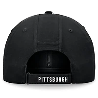 Men's Fanatics Black Pittsburgh Pirates Front Office Ripstop Unstructured Adjustable Hat