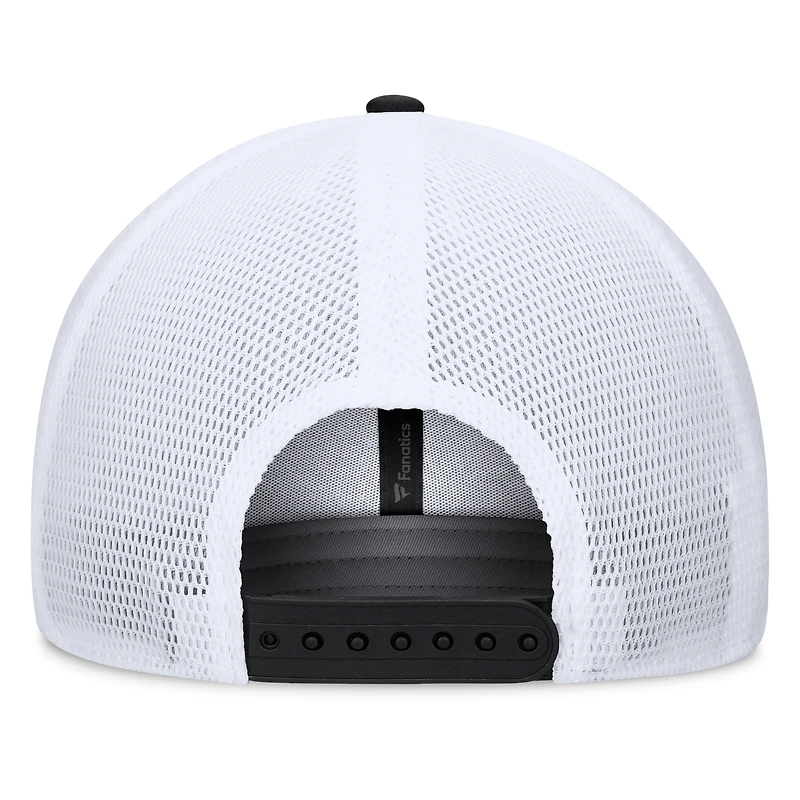 Casquette ajustable à cadre en A fondamental des Pirates de Pittsburgh Fanatics pour hommes, noire