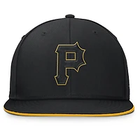 Casquette snapback noire à paillettes Pittsburgh Pirates de Fanatics pour homme