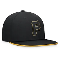 Men's Fanatics  Black Pittsburgh Pirates Glint Snapback Hat