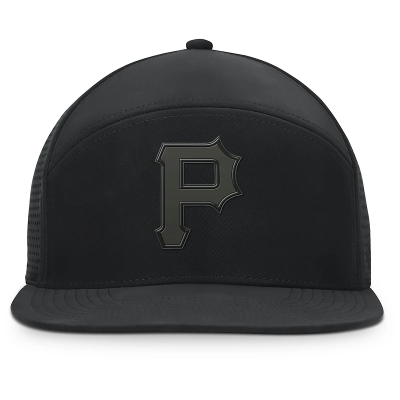 Men's Fanatics Black Pittsburgh Pirates Horizon Snapback Hat