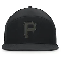 Men's Fanatics Black Pittsburgh Pirates Horizon Snapback Hat