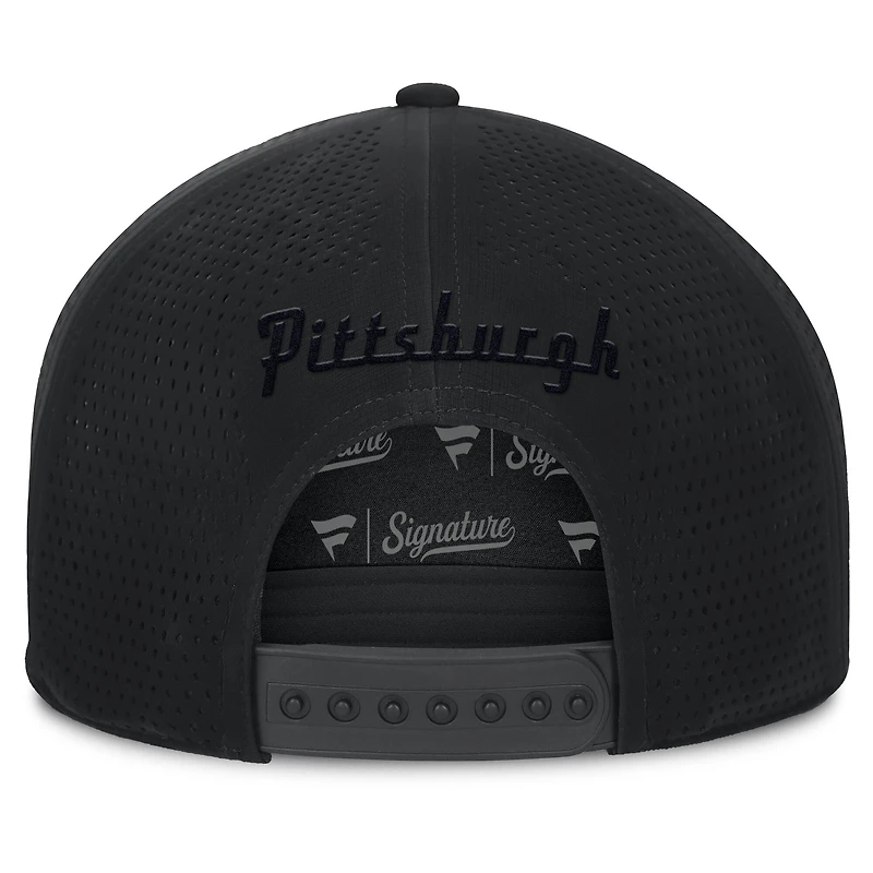 Men's Fanatics Black Pittsburgh Pirates Horizon Snapback Hat