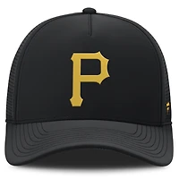 Casquette ajustable perforée noire Fanatics Pittsburgh Pirates pour homme