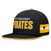 Men's Fanatics  Black Pittsburgh Pirates Pick Off Fitted Hat