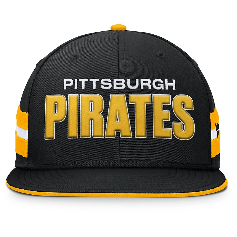 Men's Fanatics Black Pittsburgh Pirates Pick Off Fitted Hat
