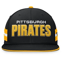 Men's Fanatics  Black Pittsburgh Pirates Pick Off Fitted Hat