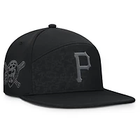 Casquette Snapback Platoon Fanatics noire pour homme des Pirates de Pittsburgh