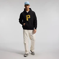 Sweat à capuche Fanatics noir pour homme, logo principal des Pirates de Pittsburgh, collection Legacy