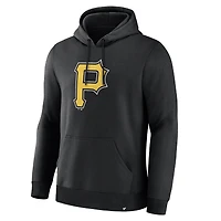 Sweat à capuche Fanatics noir pour homme, logo principal des Pirates de Pittsburgh, collection Legacy