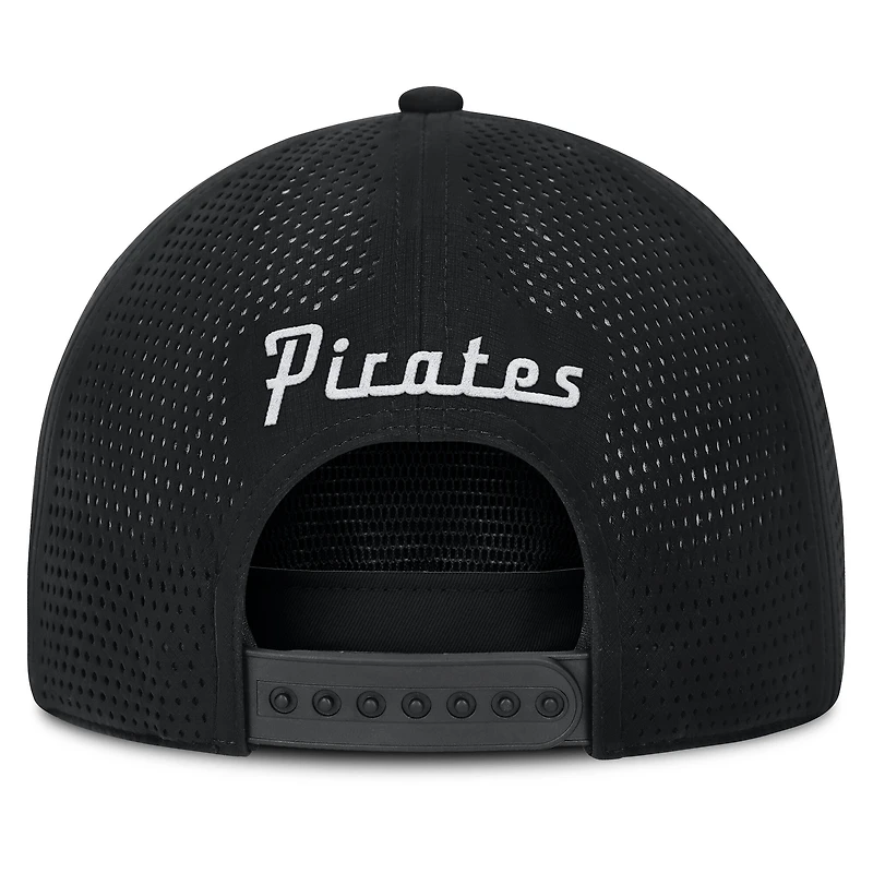 Men's Fanatics Black Pittsburgh Pirates Signature A-Frame Adjustable Hat