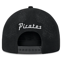 Men's Fanatics Black Pittsburgh Pirates Signature A-Frame Adjustable Hat