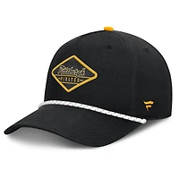 Men's Fanatics  Black Pittsburgh Pirates Two-Seam Adjustable Hat