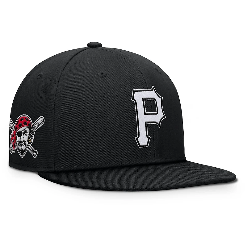 Men's Fanatics Black Pittsburgh Pirates Walk-Off Bullpen Snapback Hat