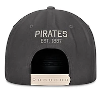 Casquette ajustable Fanatics pour homme, couleur anthracite, Pittsburgh Pirates