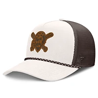 Men's Fanatics Cream/Brown Pittsburgh Pirates Level Up Bronco Adjustable Trucker Hat