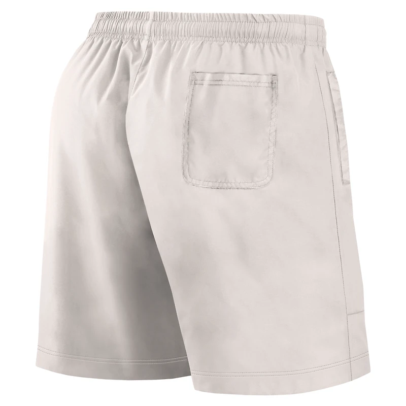 Short de bain Fanatics crème Pittsburgh Pirates Elements pour hommes