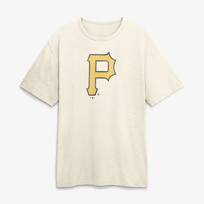 Men's Fanatics Cream Pittsburgh Pirates Stadium Slub T-Shirt