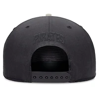 Men's Fanatics Graphite Pittsburgh Pirates Gapper Snapback Hat