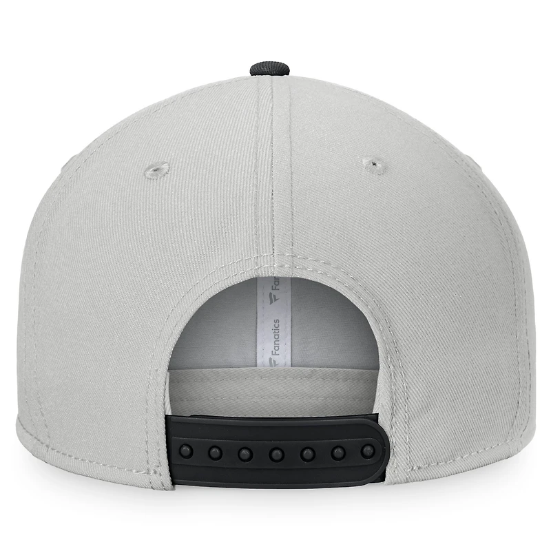Men's Fanatics Gray/Black Pittsburgh Pirates Glory Days Two-Tone Snapback Hat