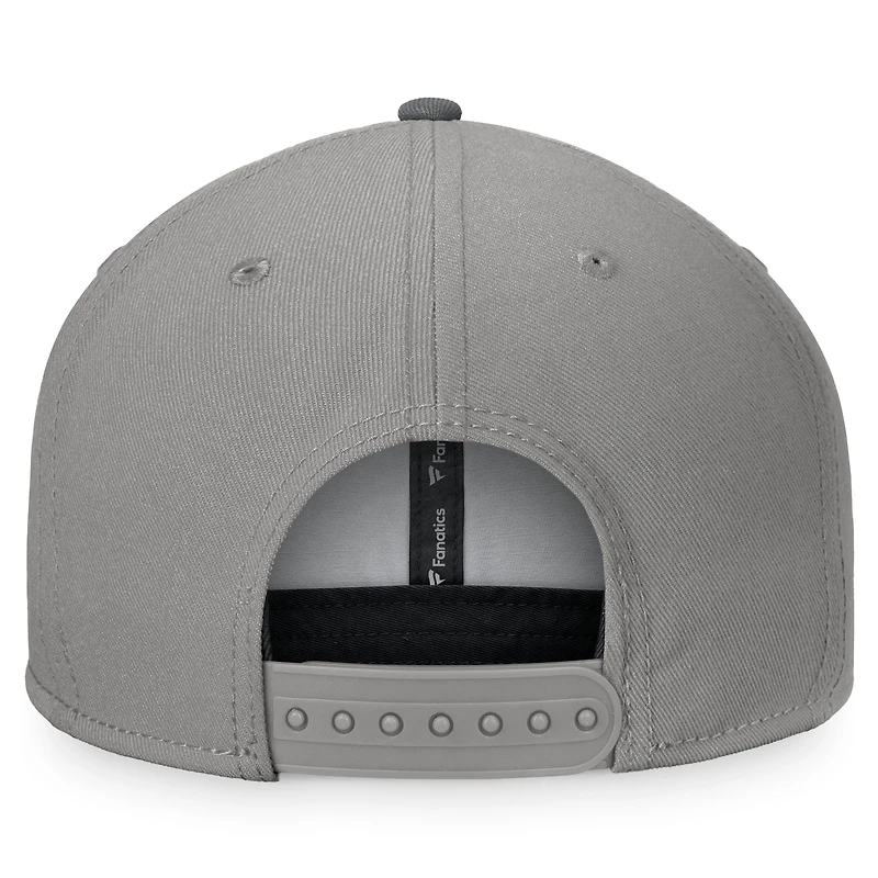 Men's Fanatics Gray/Charcoal Pittsburgh Pirates Ace Snapback Hat